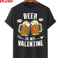 Quote Beer Is My Valentine Vintage Style Unisex T-Shirt