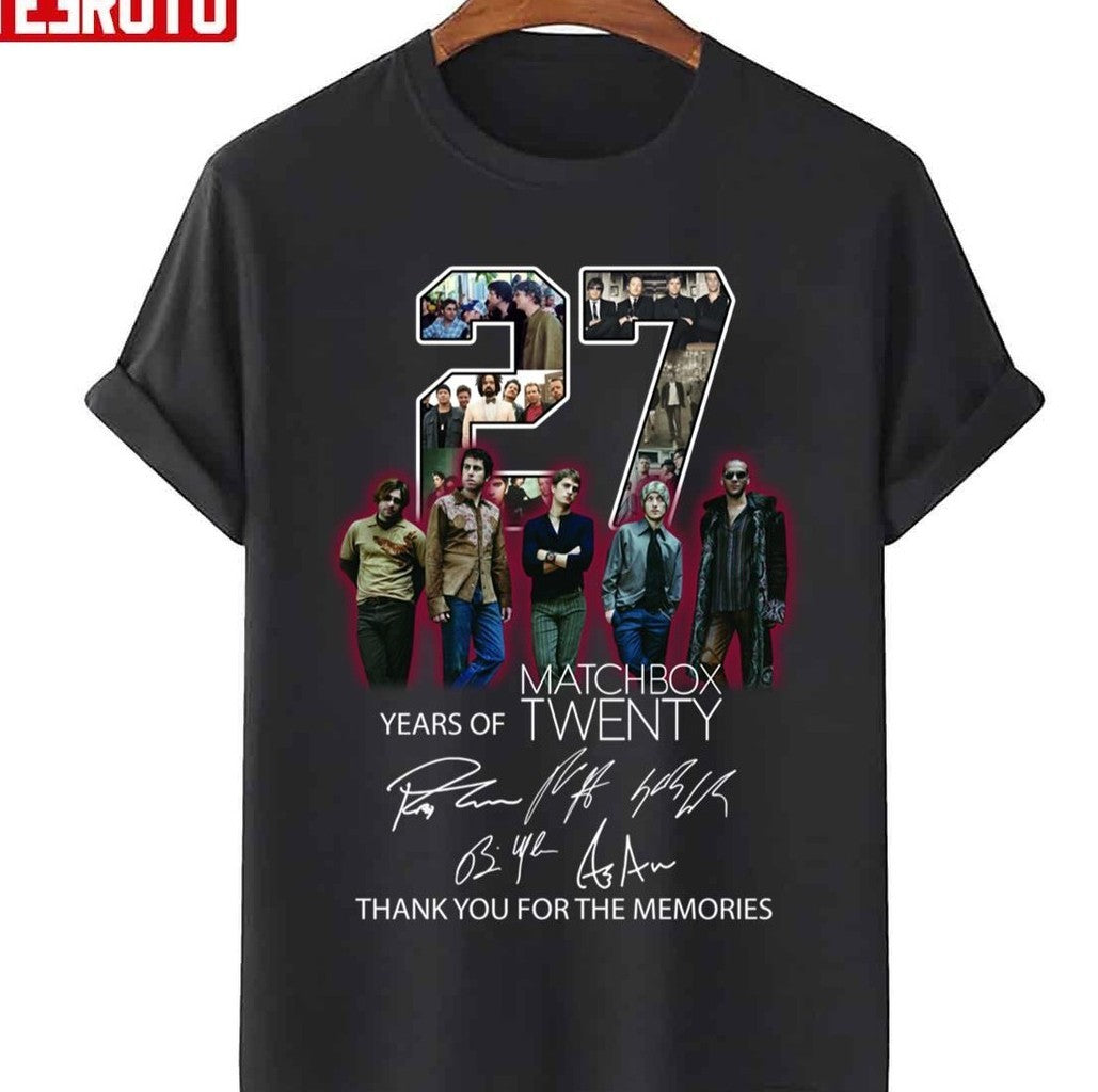 25 Years Of Matchbox Twenty Thank You For The Memories With Signatures Unisex Sweatshirt