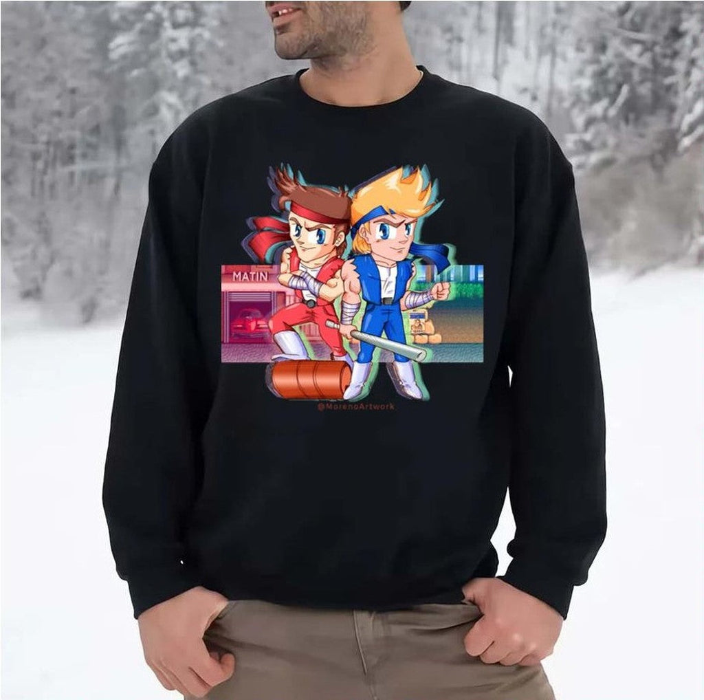 Billy Lee &amp; Jimmy Lee Version 2 Double Dragon Unisex Sweatshirt