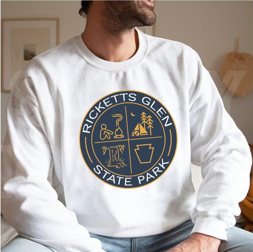 Ricketts Glen Heraldic Logo Unisex Sweatshirt