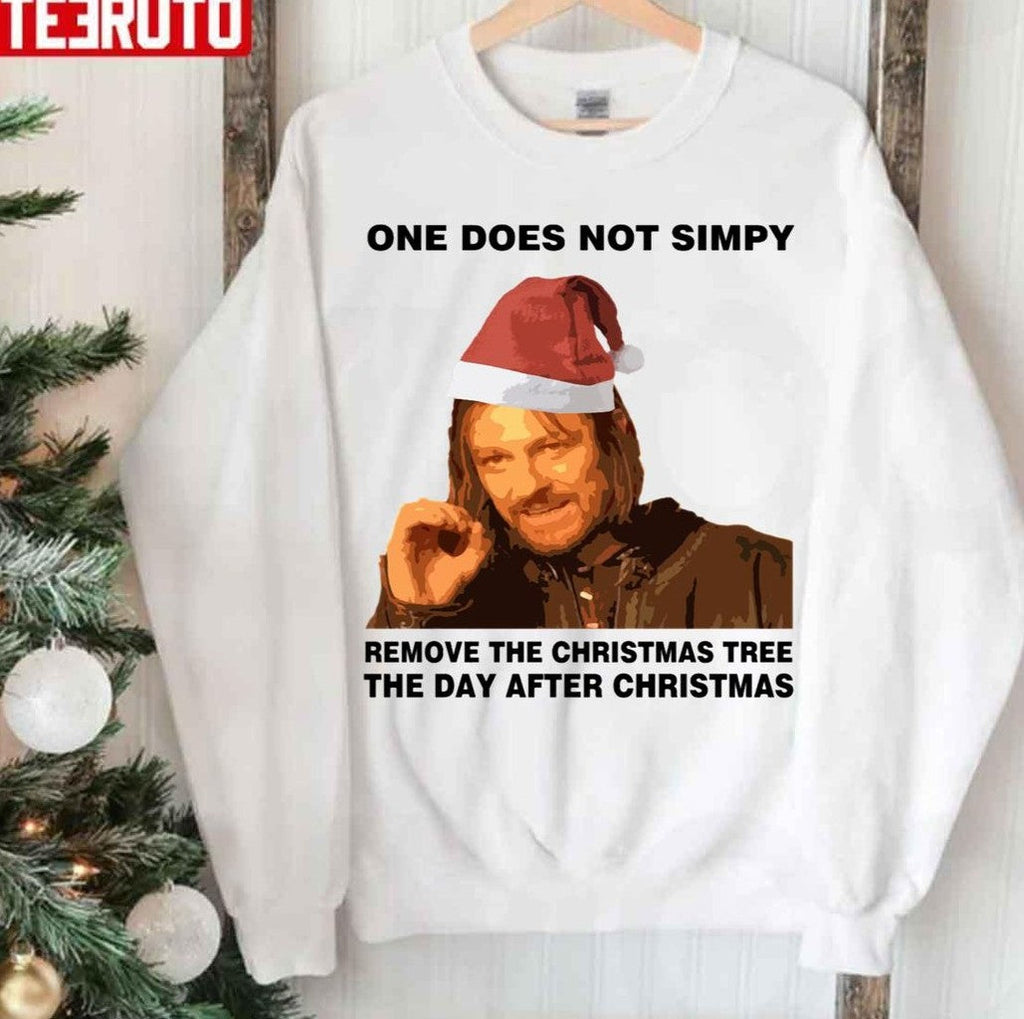 The Christmas Tree The Day After Christmas Unisex Sweatshirt