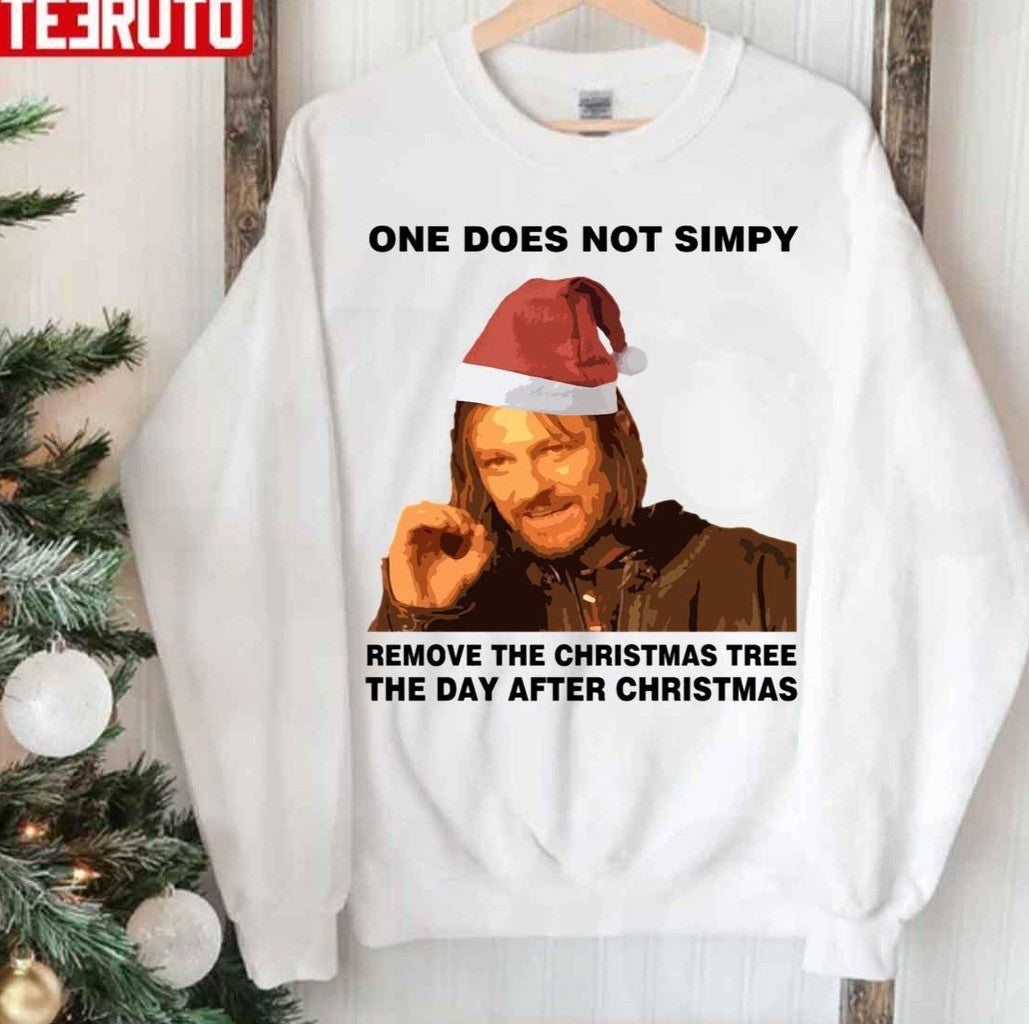 The Christmas Tree The Day After Christmas Unisex Sweatshirt