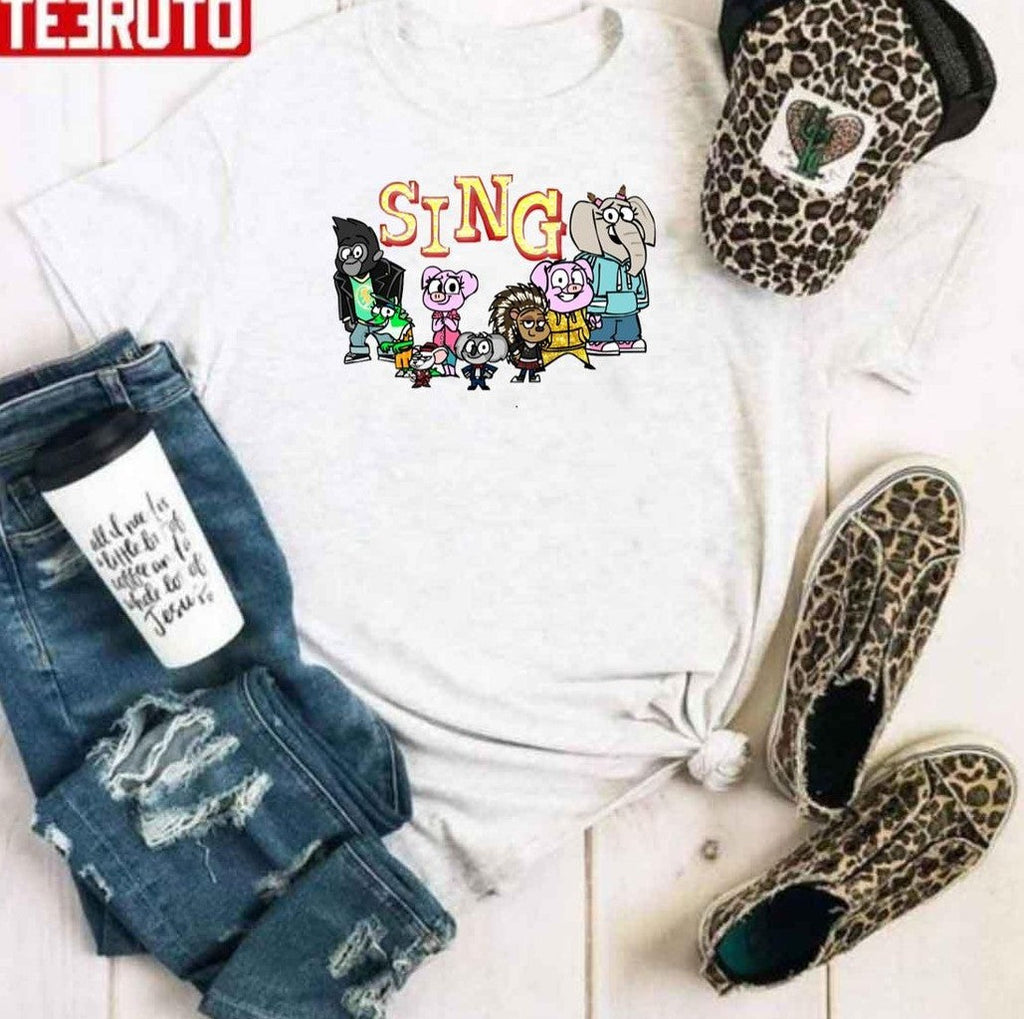 Sing Cartoon Movie Characters Unisex Sweatshirt