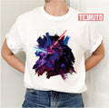 Obi Wan Kenobi Lightsaber Duel Illustration Unisex T-Shirt