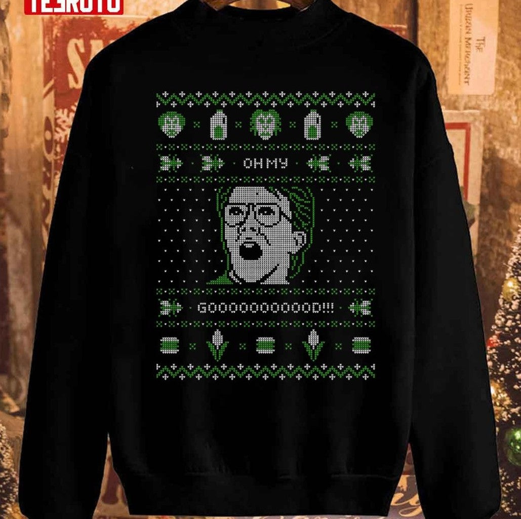 Omg Meme Christmas Screaming Unisex Sweatshirt