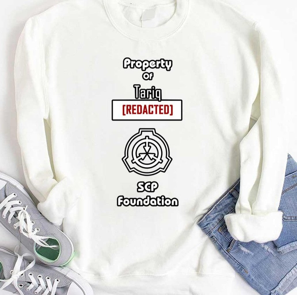 Property Of Tariq Redacted Scp Foundation Unisex T-Shirt