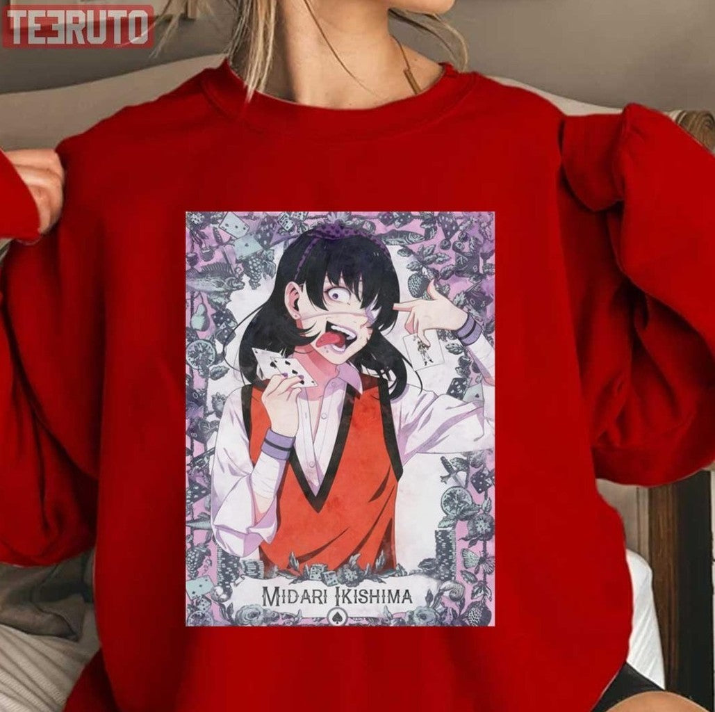 2nd Year Student Midari Ikishima Kakegurui Unisex Sweatshirt