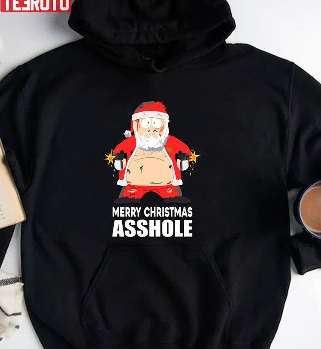Santa Merry Christmas Asshole South Park Unisex Sweatshirt