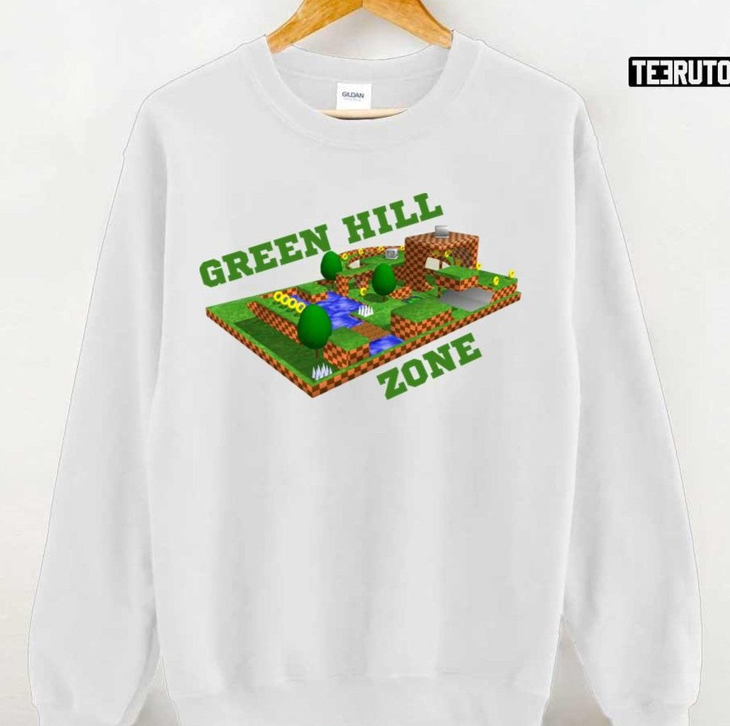 Sega Genesis Game Green Hill Zone Unisex T-Shirt