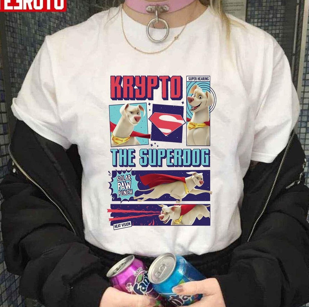 Super Hearing The Superdog Solar Paw Punch Unisex Sweatshirt