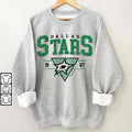 Vintage 90s Dallas Stars Shirt, Crewneck Dallas Stars Sweatshirt, Jersey Hockey Gift For Christmas