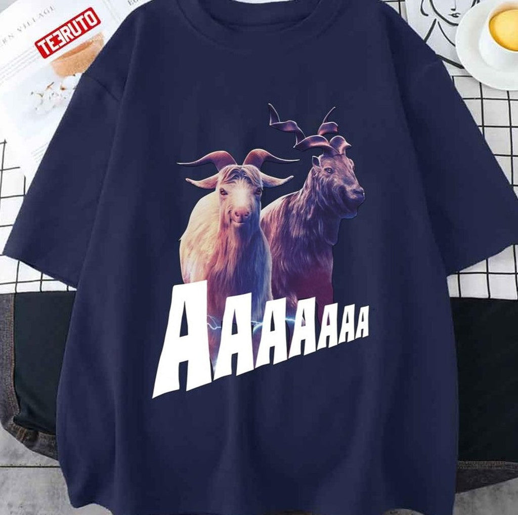 Screaming Goats Funny Unisex T-shirt