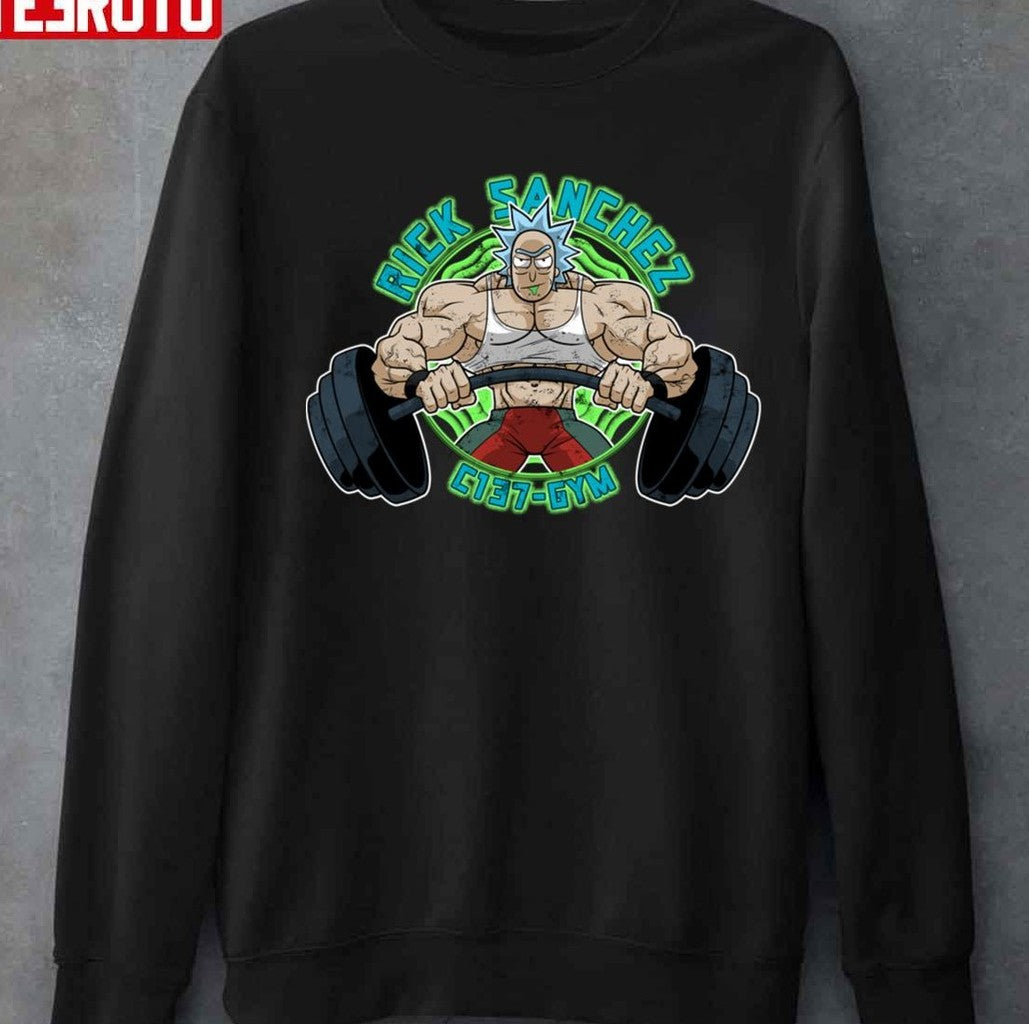 Rick Sanchez C137 Gym Unisex Hoodie