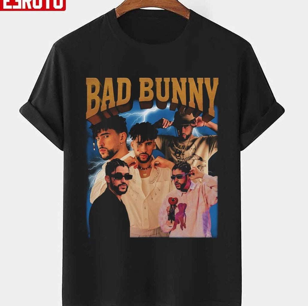 Bad Bunny Puerto Rican Rap Music Bootleg Unisex T-shirt