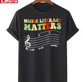 Music Literacy Matters I Like To Eat Puppies Unisex T-Shirt