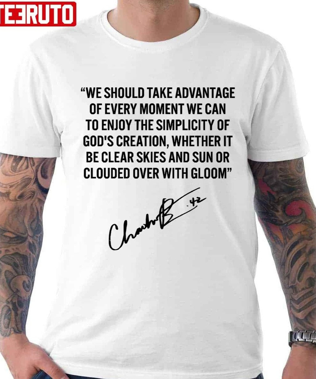 Signature Chadwick Boseman Quote Unisex T-Shirt
