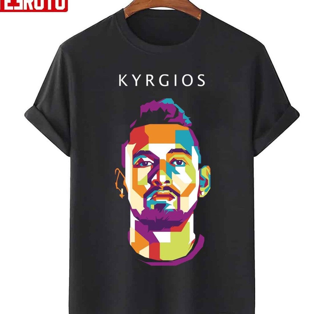 Pro Tennis Player Digital Art Nick Kyrgios Unisex Sweatshirt