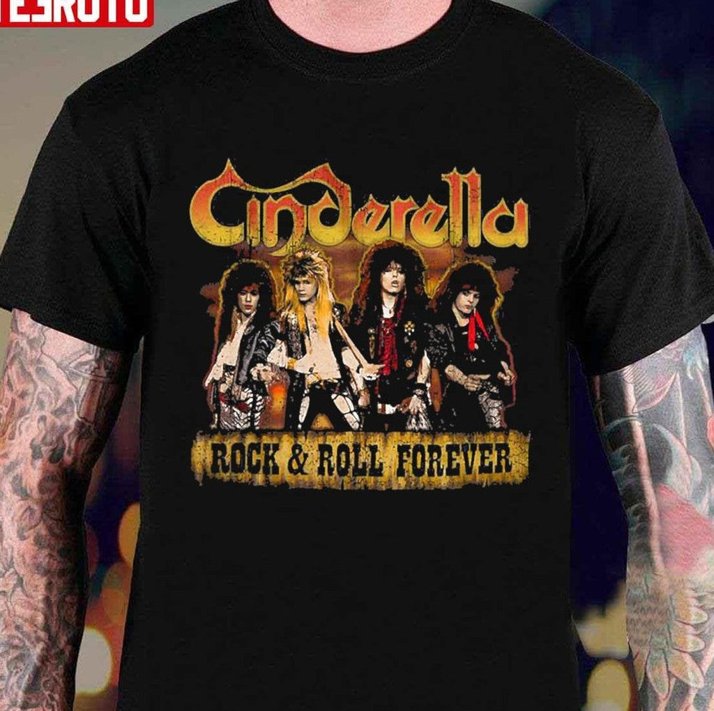Team Music Rock N Roll Cinderella Band Vintage Unisex T-shirt
