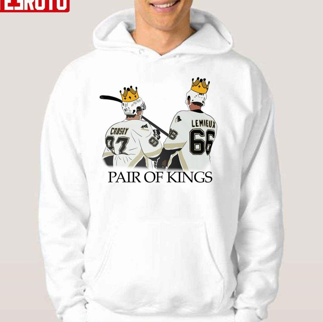 Pair Of Kings Pittsburgh Penguins Hockey Unisex Hoodie
