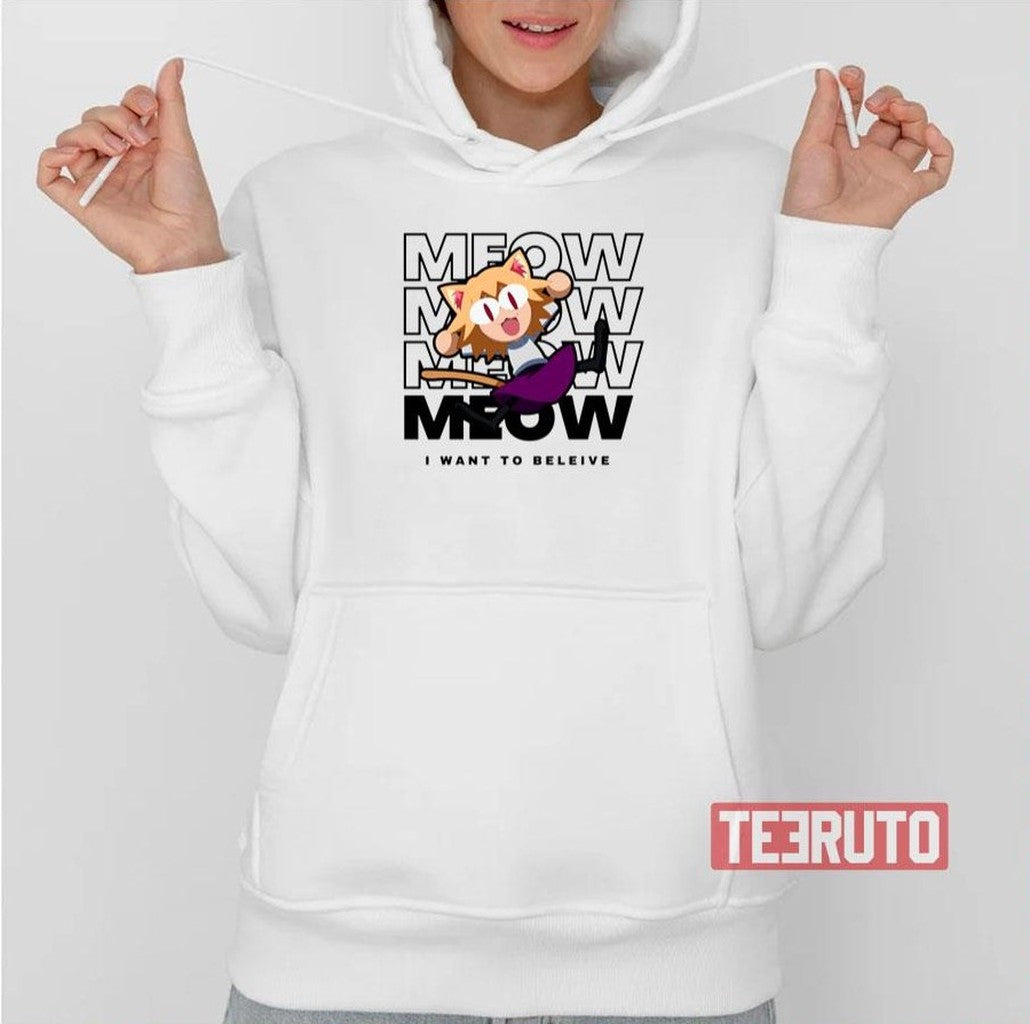 Neco Arc Loaf Glossy Meow Unisex T-Shirt