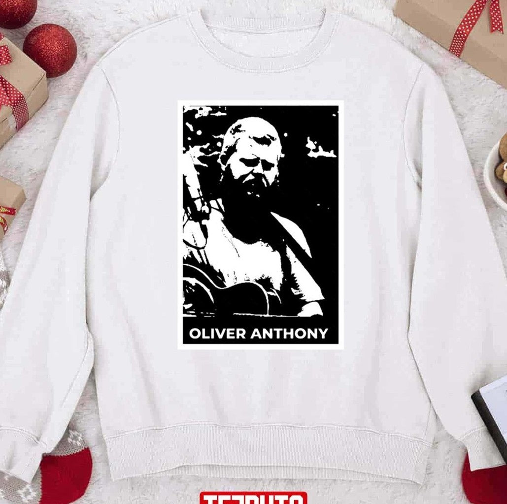 Scary Portrait Oliver Anthony Unisex Sweatshirt