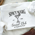 Spicy Margarita Social Club Crewneck - Trendy Margarita Sweatshirt