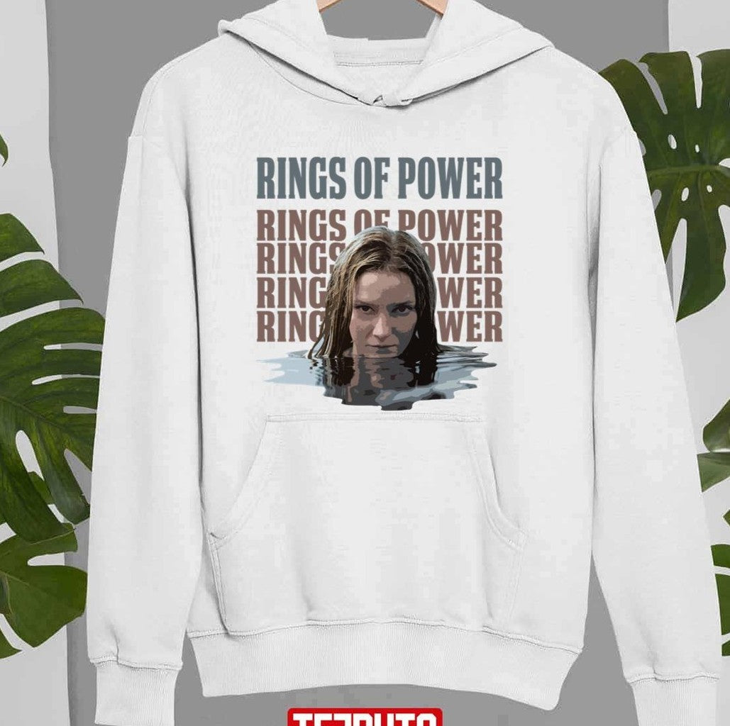 Morfydd Clark Galadriel Rings Of Power In The Water Unisex Sweatshirt
