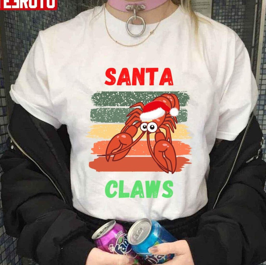 Santa Claws Vintage Unisex Hoodie