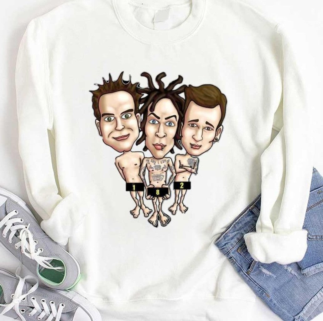 Naked Blink 182 Fanart Unisex T-shirt
