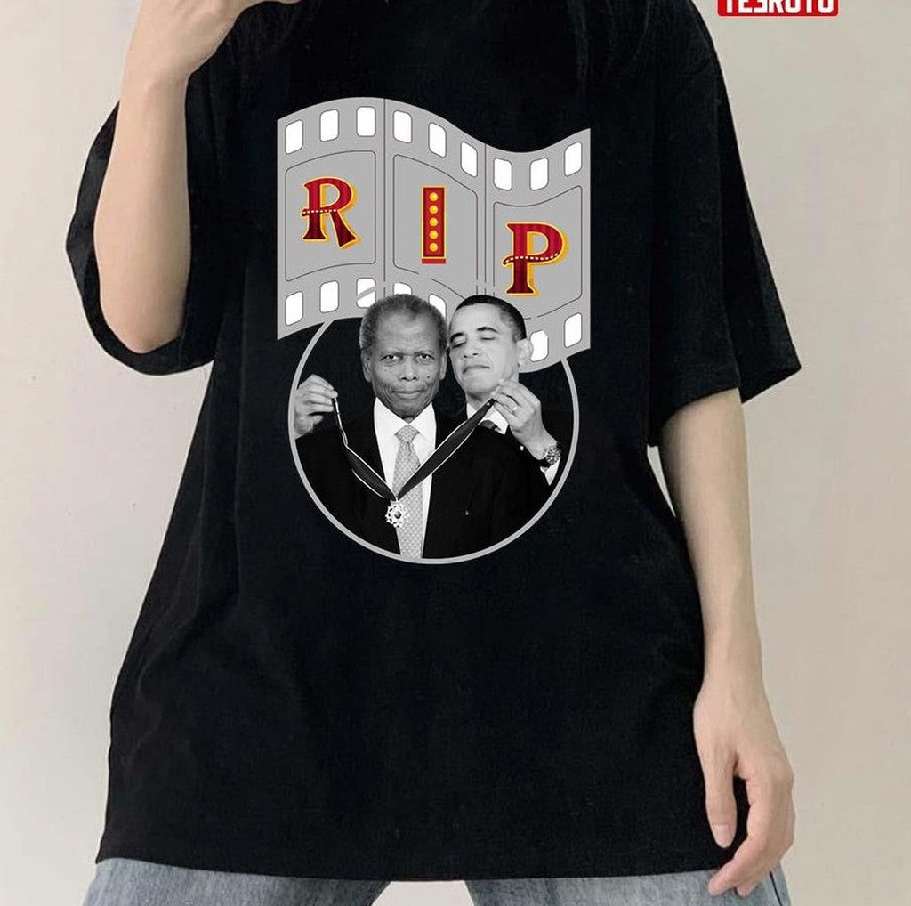 Rip Sidney Poitier Obama Unisex T-Shirt