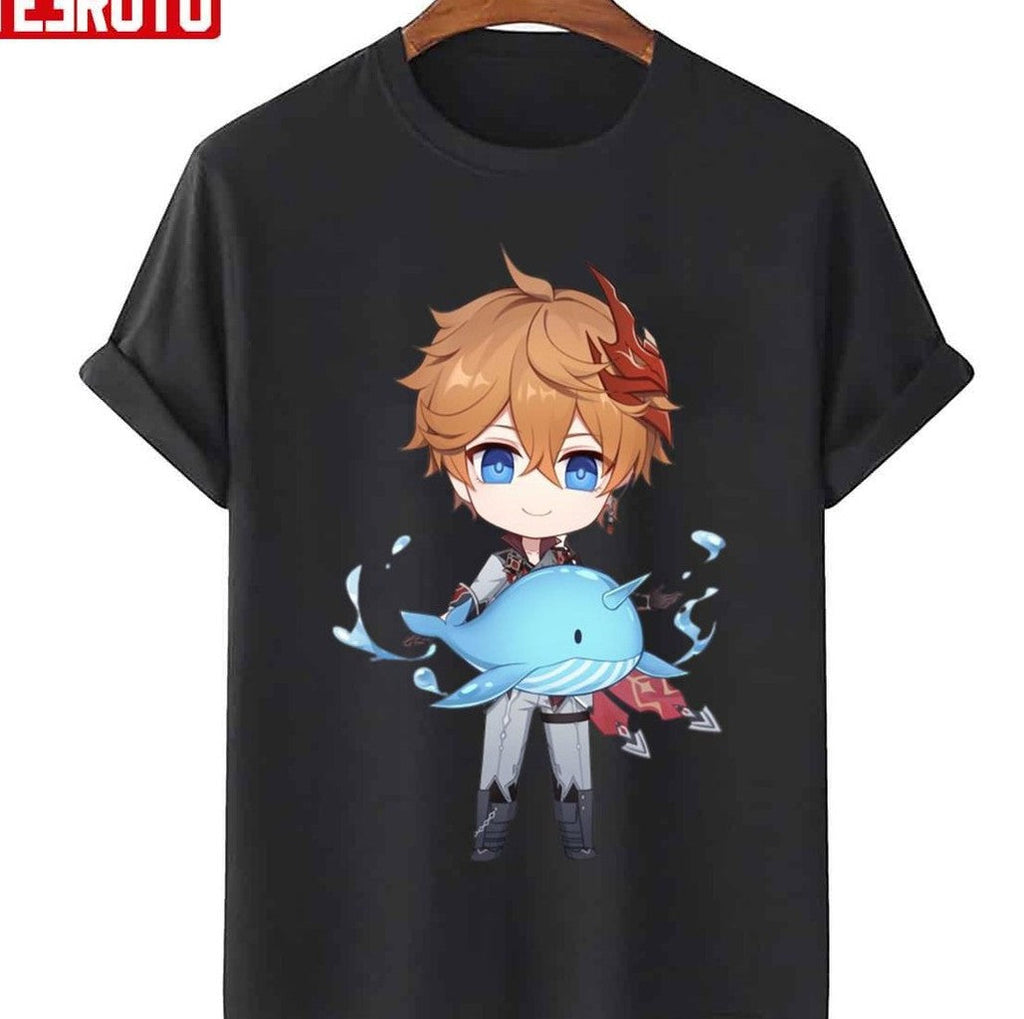 Baby Whale Chibi Childe Genshin Impact Unisex Sweatshirt