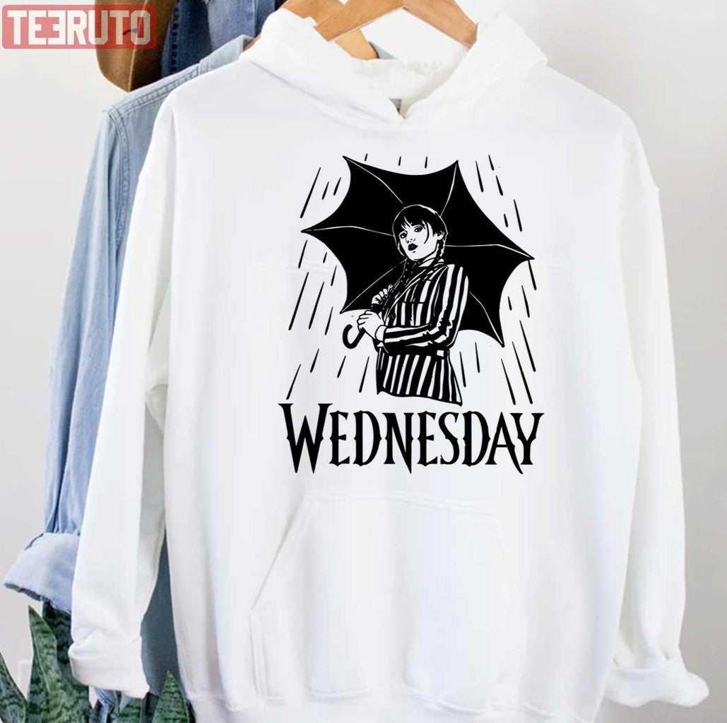 Black Cartoon Art Wednesday New Version 2022 Unisex Hoodie