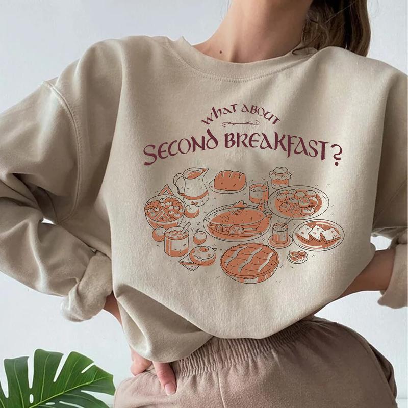 LOTR Second Breadfast T Shirt Hoodie Sweatshirt Sweater