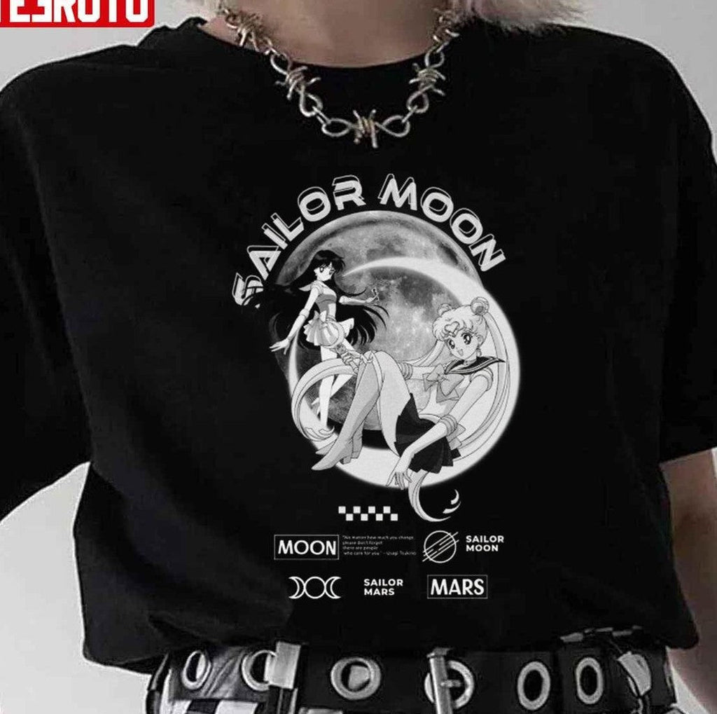 Sailor Moon Mars Anime Clothing Vintage 90s Unisex Sweatshirt