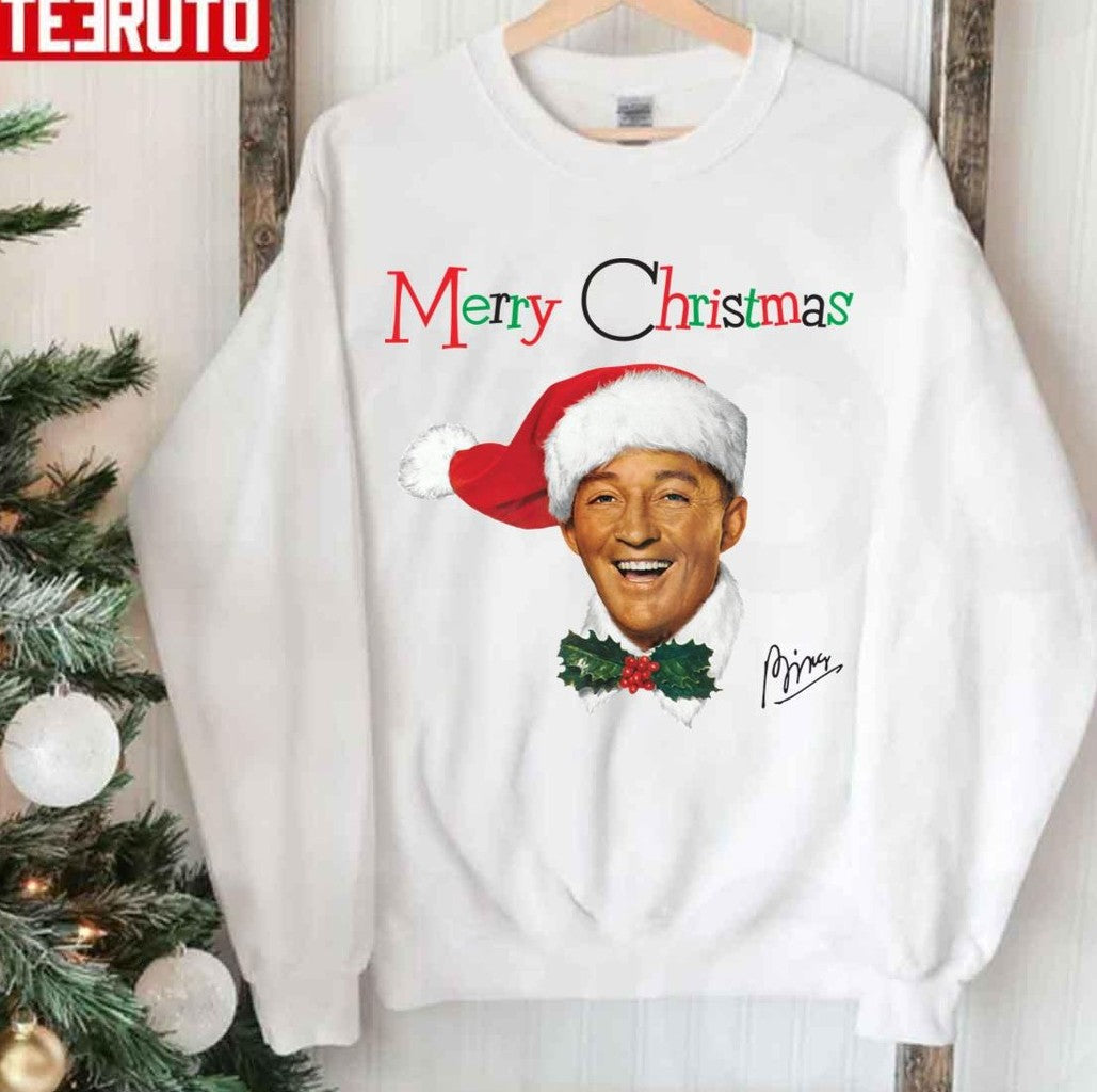 Bing Crosby Funny Merry Christmas White Christmas Unisex Sweatshirt