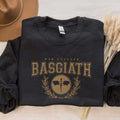 EMBROIDERED Basgiath War College Sweatshirt, Fourth Wing Shirt, Dragon Rider, Rebecca Yorros, Fourth Wing, Violet Sorrengail, Bookish Shirt