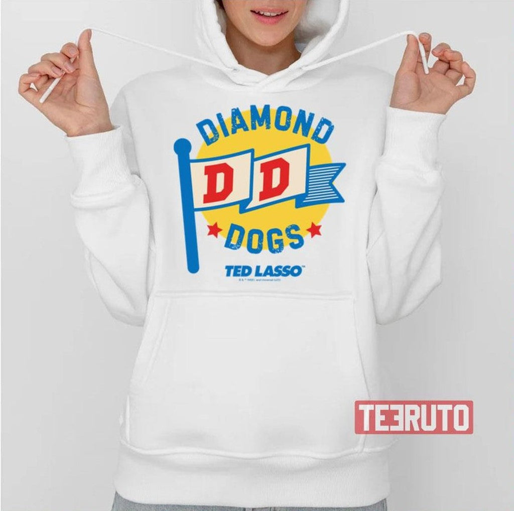 Pennant Graphic Ted Lasso Diamond Dogs Unisex T-Shirt