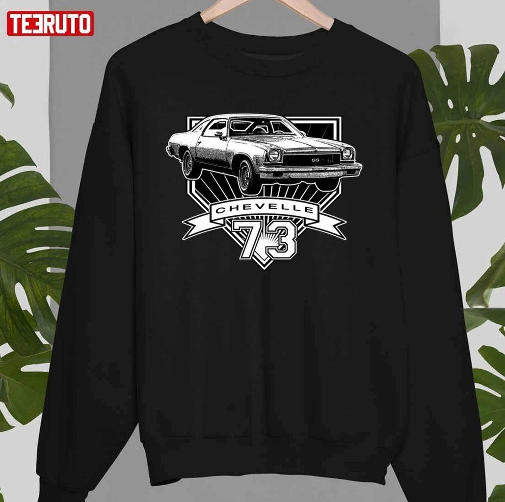 73' Retro Car 1973 Chevelle Artwork Unisex T-shirt