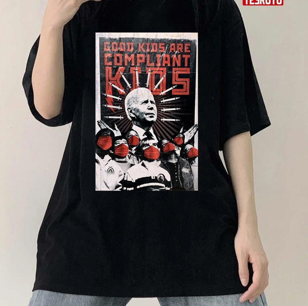 Biden Compliant Kids Dc Street Art Unisex T-Shirt