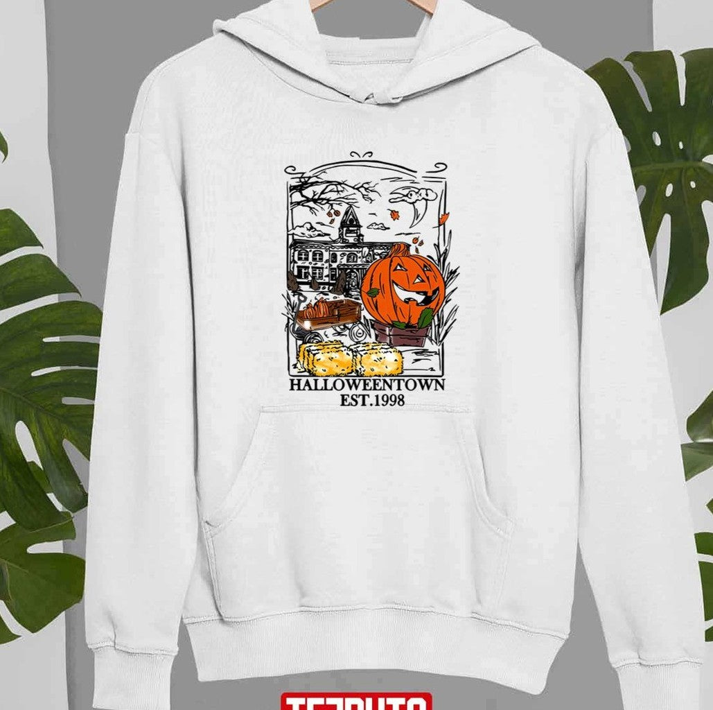 Autumn Fall Season Is Coming Halloweentown Est 1998 Unisex Sweatshirt