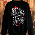 Santa's Favourite Er Nurse Vintage Sweatshirt
