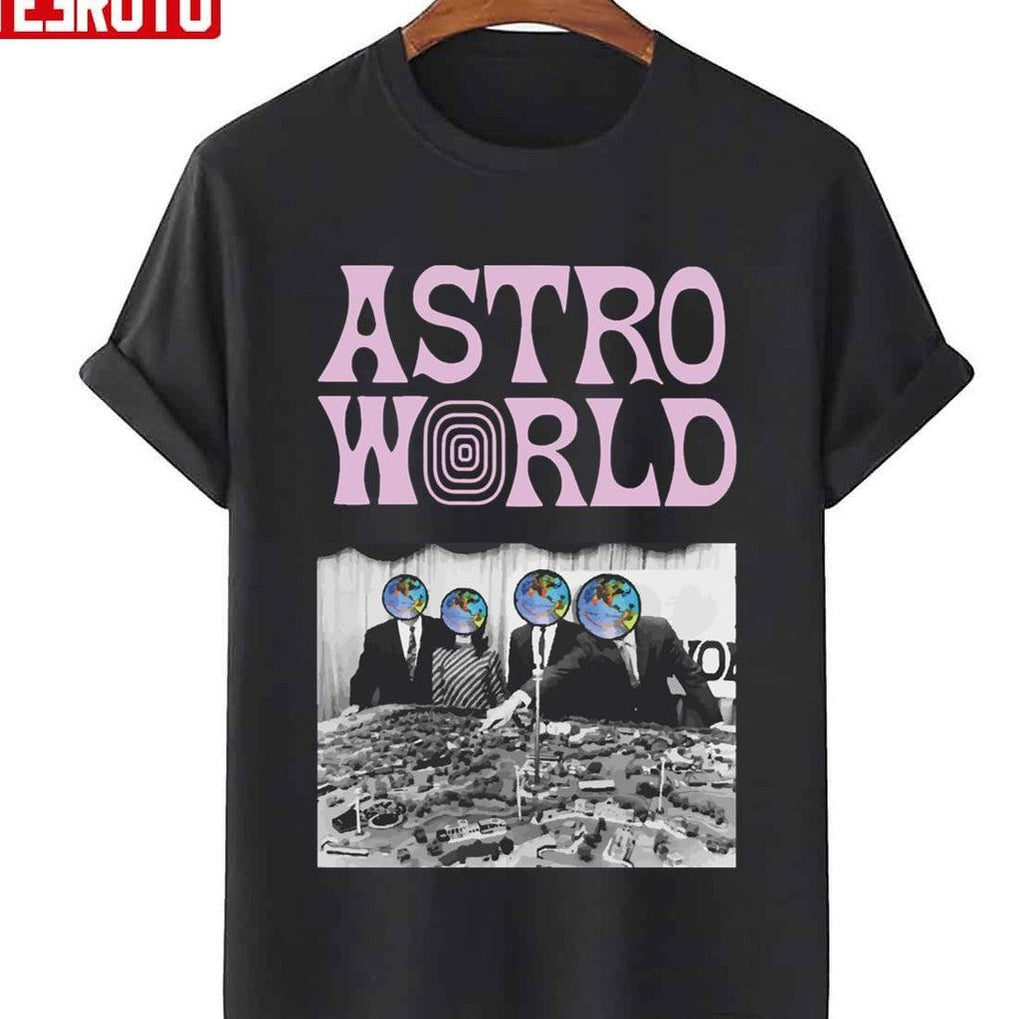 Astroworld Tour Put A Smiley Faces Unisex T-Shirt