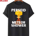 Perseid Meteor Shower Volcano Art Unisex T-Shirt