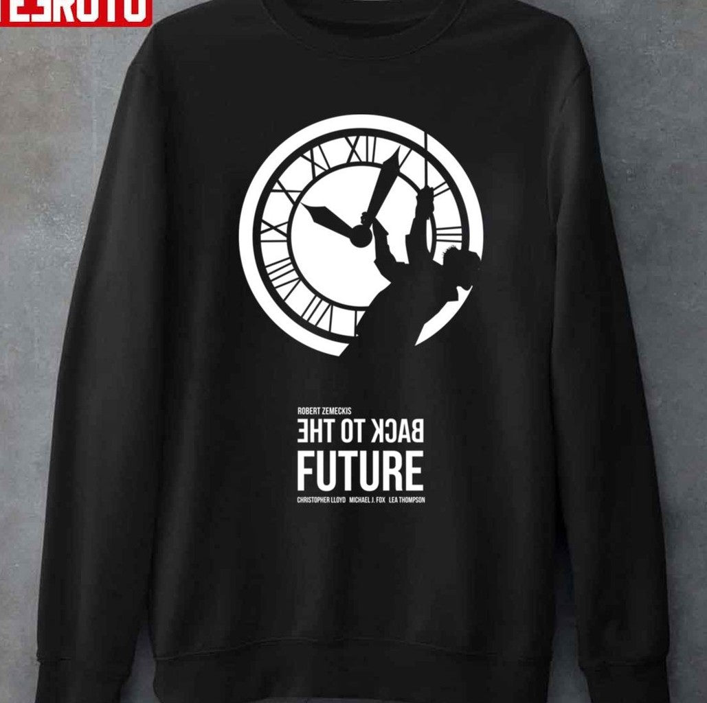 Back To The Future Doc Brown &amp; The Clock Tower Unisex T-shirt