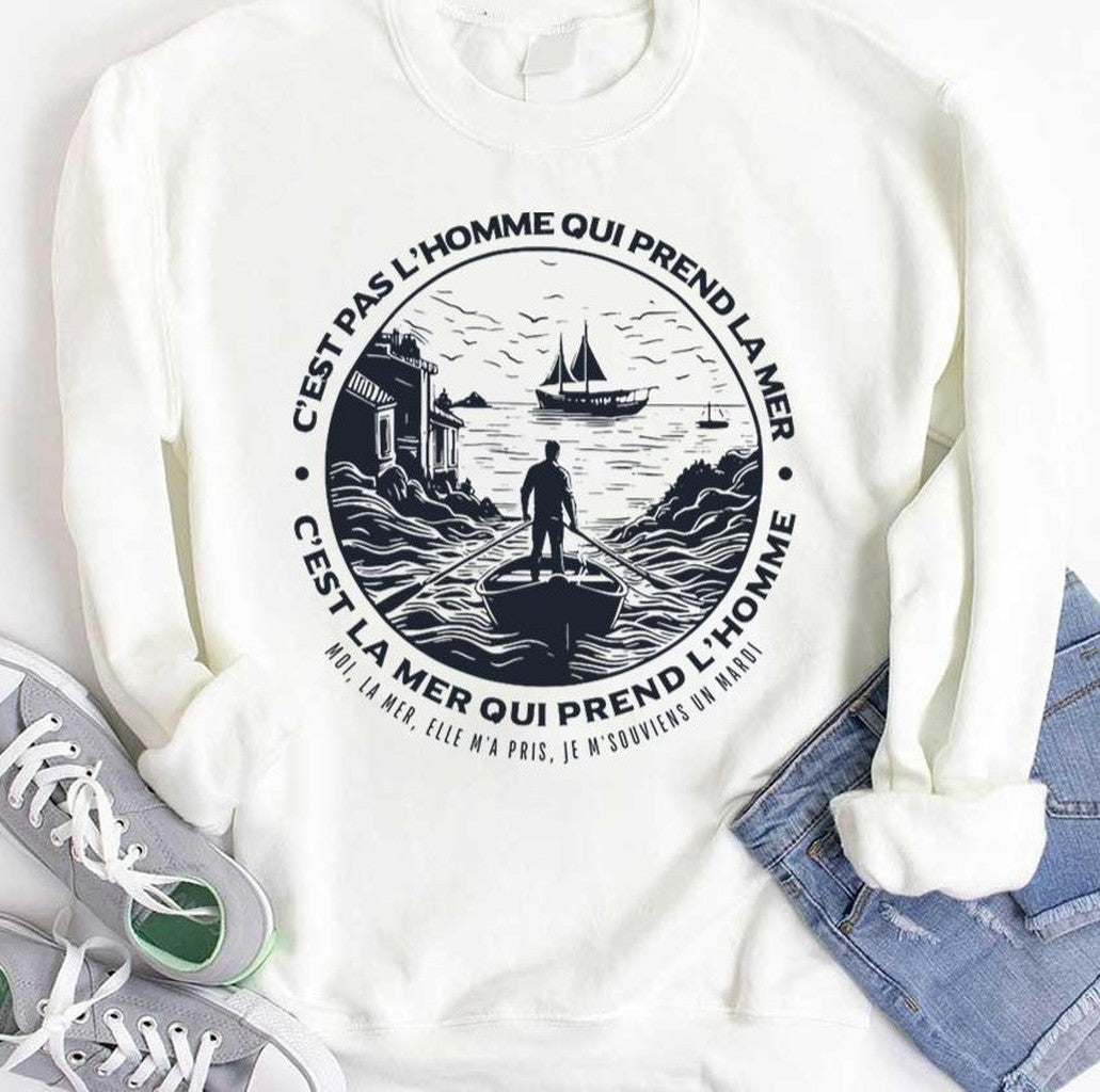 Renaud C'est Pas L'homme Qui Prend La Mer Unisex T-Shirt