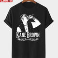 Singer Songwriter Kane Brown Singing Design Unisex T-shirt