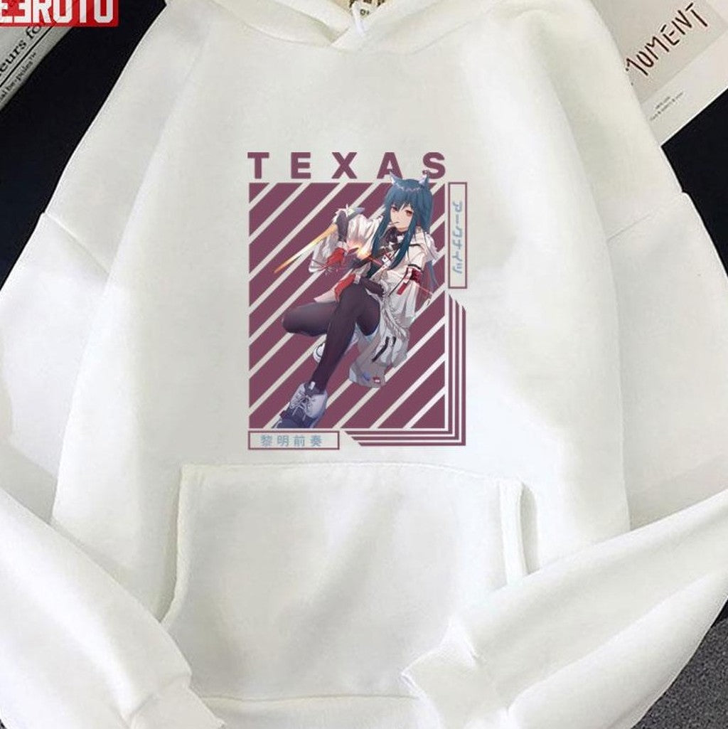 Texas Arknights Retro Unisex Hoodie