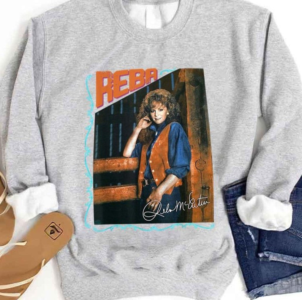 Rebas Mcentires Pop Music Legend 70s 80s Limited Design Unisex Sweatshirt