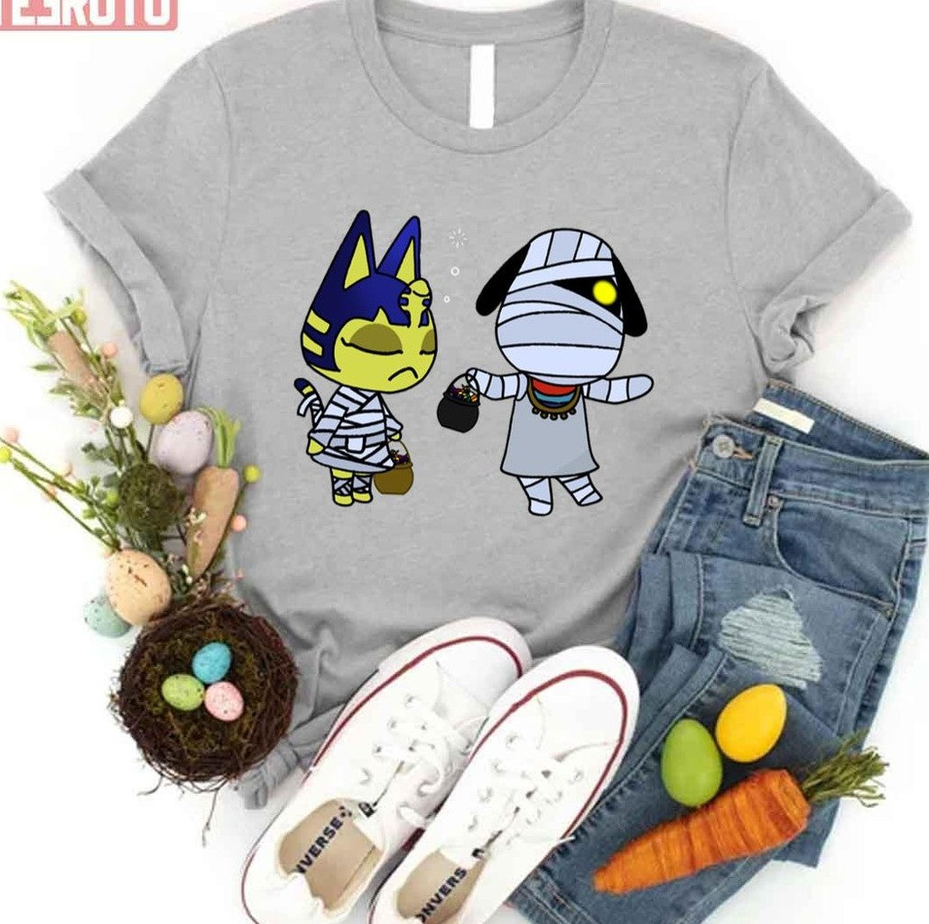 Ankha And Lucky Halloween Animal Crossing Unisex T-shirt