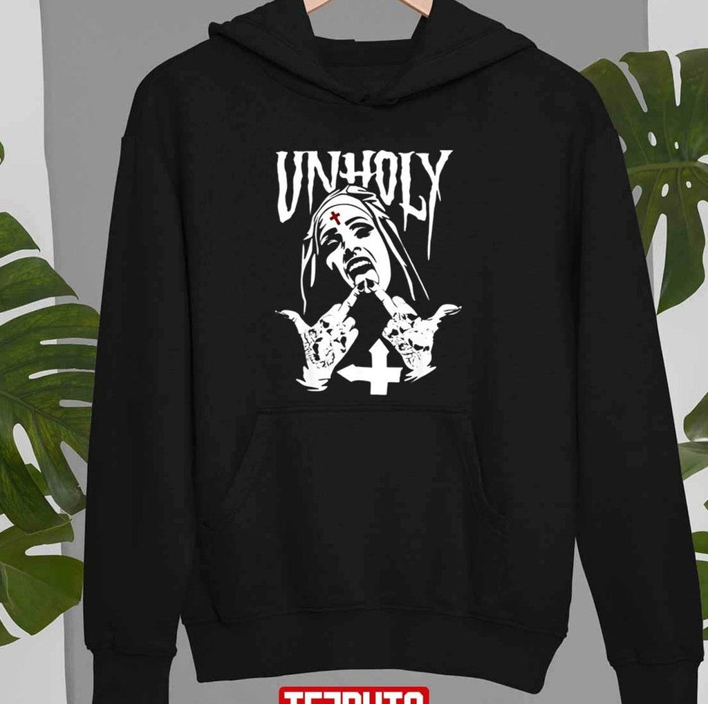 Satanic Nun Tattoos Unholy Unisex Sweatshirt